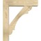 Ekena Millwork Olympic Block Rough Sawn Bracket w/ Offset Brace, Douglas Fir, 6"W x 24"D x 28"H BKT0604X24X28OLY05RDF - alternate 3